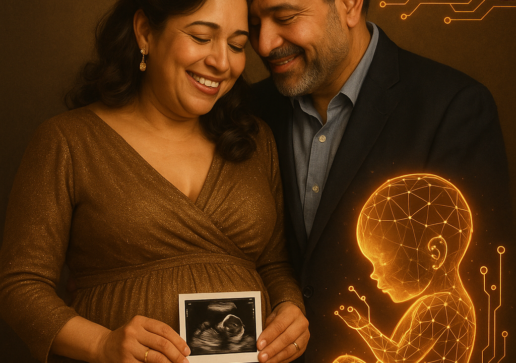 A couple tried for 18 years to get pregnant. AI made it happen